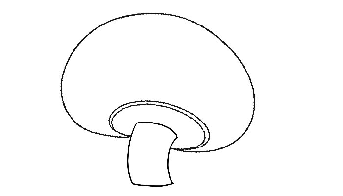 蘑菇简笔画 涂色 蘑菇简笔画好看 蘑菇简笔画好看画法_https://yikao.nenmen.com_简笔画_第4张