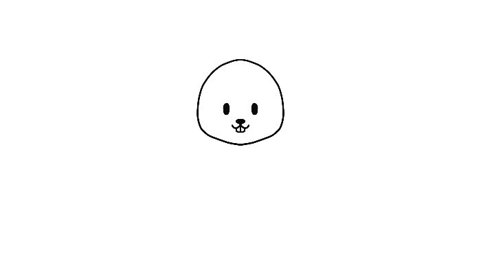 超级可爱兔子简笔画 可爱兔子简笔画好看 可爱兔子简笔画好看画法_https://yikao.nenmen.com_简笔画_第3张